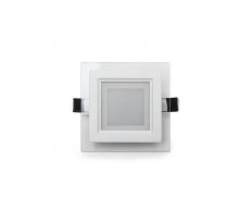 Встраиваемый светодиодный светильник LED Glass panel 6W 420lm 2700K 100mm*100mm 29153 Встраиваемый светодиодный светильник LED Glass panel 6W 420lm 2700K 100mm*100mm 29153