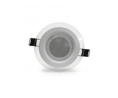 Встраиваемый светодиодный светильник LED Glass panel 6W 420lm 2700K d100mm 29152 Встраиваемый светодиодный светильник LED Glass panel 6W 420lm 2700K d100mm 29152