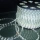 Дюралайт LED круглый 2-х проводной, фиксинг,  Ф13мм 100м, кратность резки 1м, расстояние между светодиодами 2,7см, белый