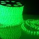Дюралайт LED круглый 2-х проводной, фиксинг, Ф13мм 100м, кратность резки 1м, расстояние между светодиодами 2,7см, зелёный