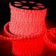 Дюралайт LED прямоугольного сечения 3 проводной,  17*11мм, бухта 100м красный
